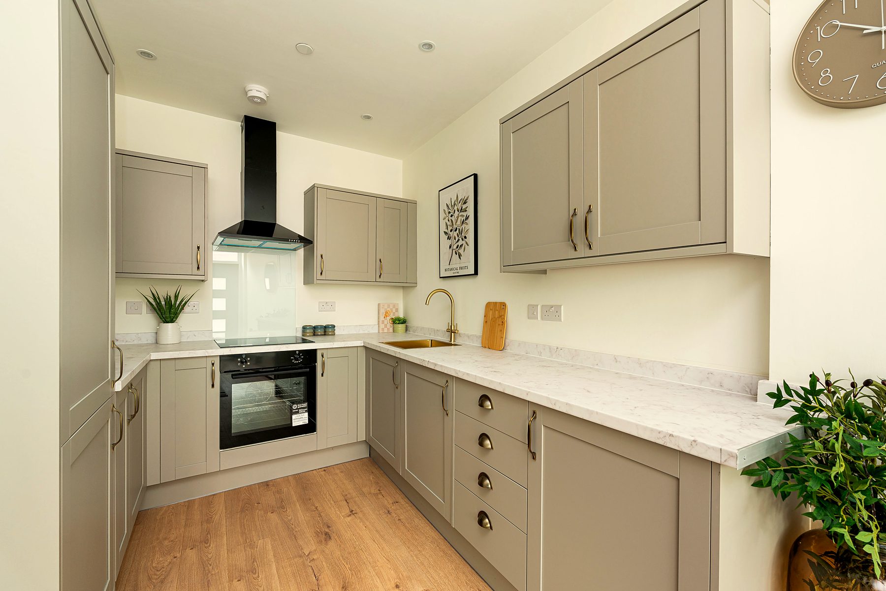 Shaker-style kitchen