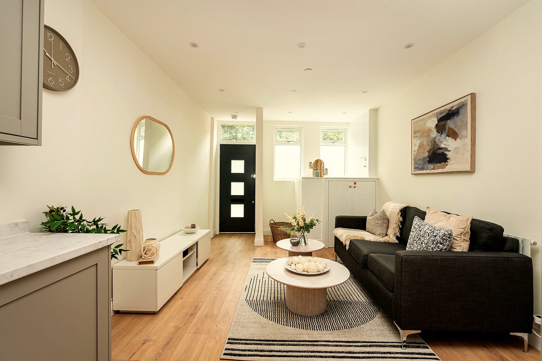 Open-plan living & kitchen